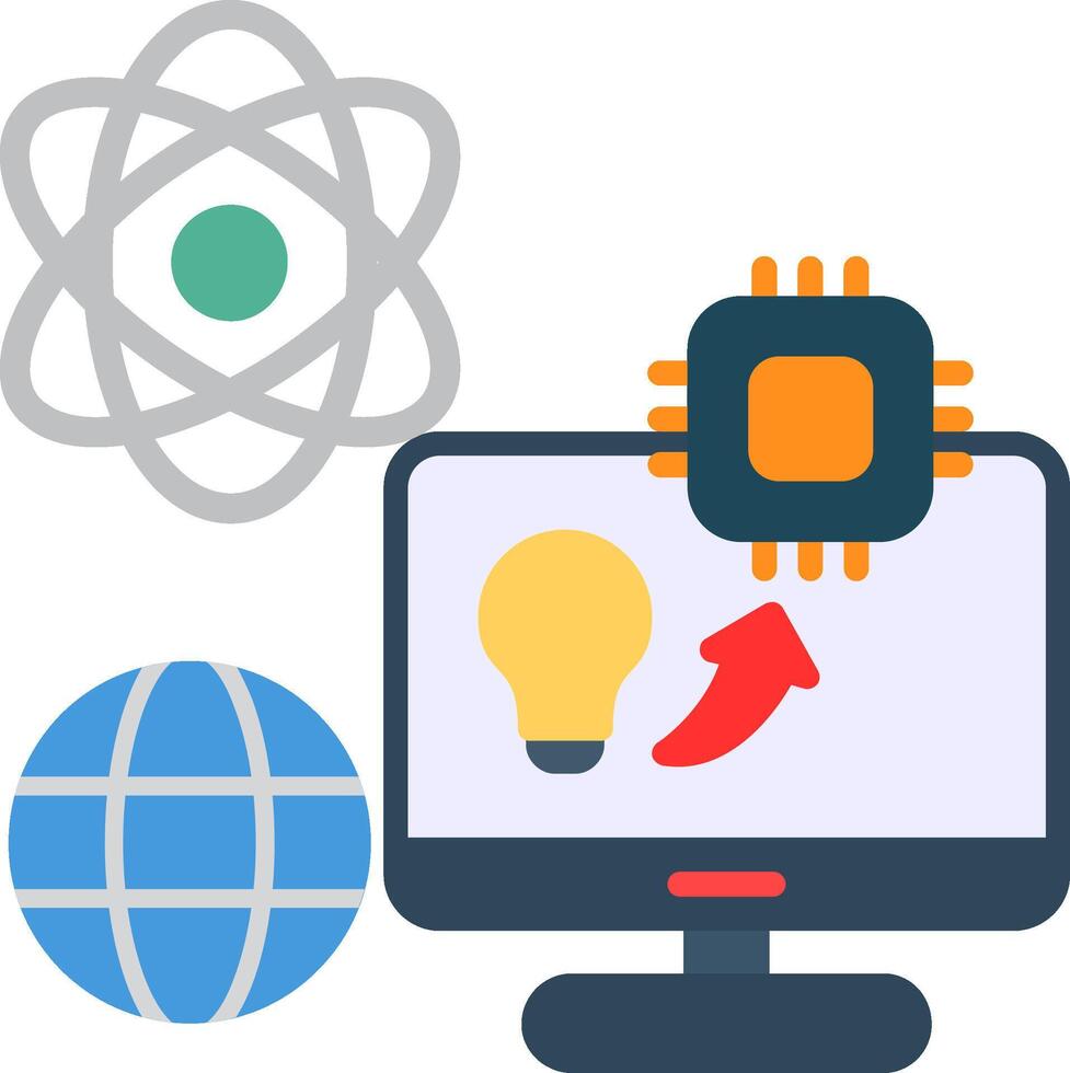 Prompt Flat Icon vector