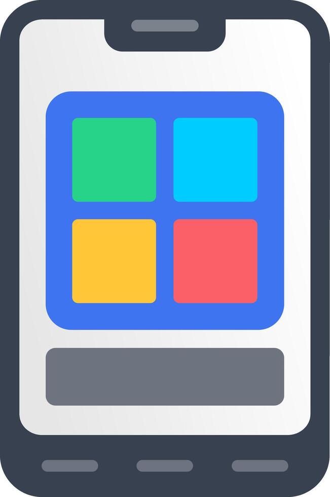 Smartphone Flat Icon vector