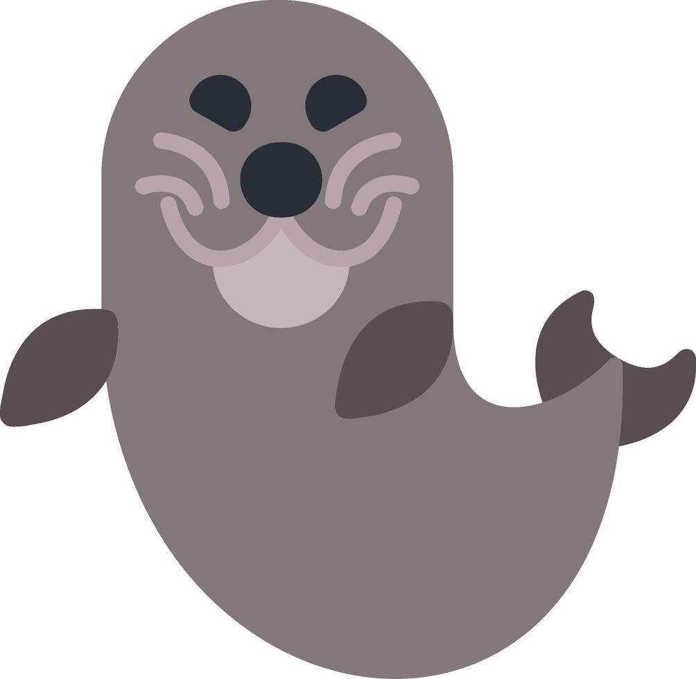 Seal Flat Icon vector