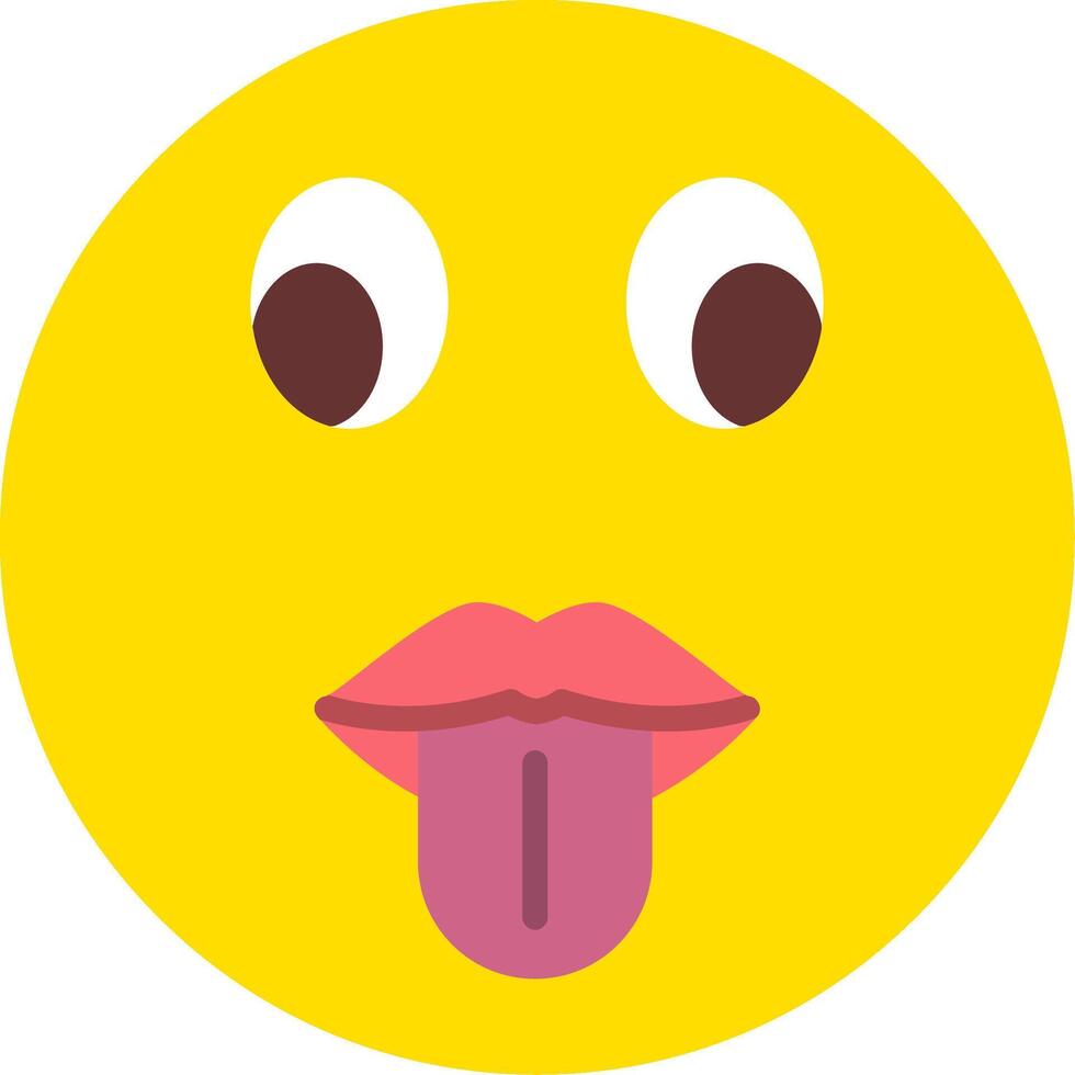 Tongue Flat Icon vector