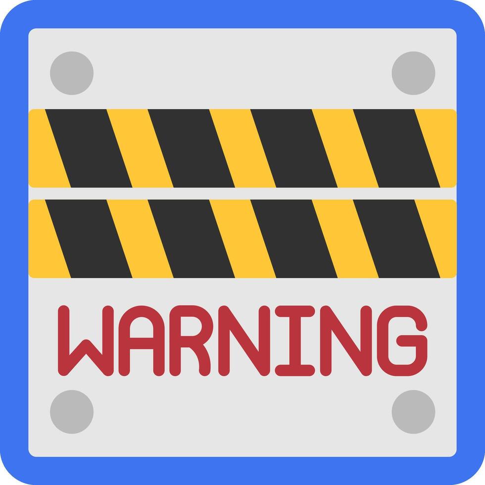 Warning Flat Icon vector