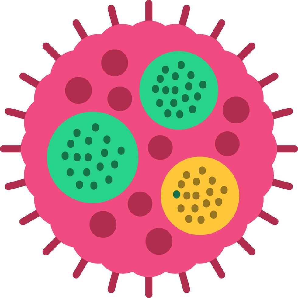 Virus Flat Icon vector
