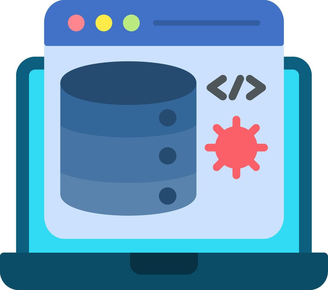 Backend Flat Icon 53932045 Vector Art at Vecteezy