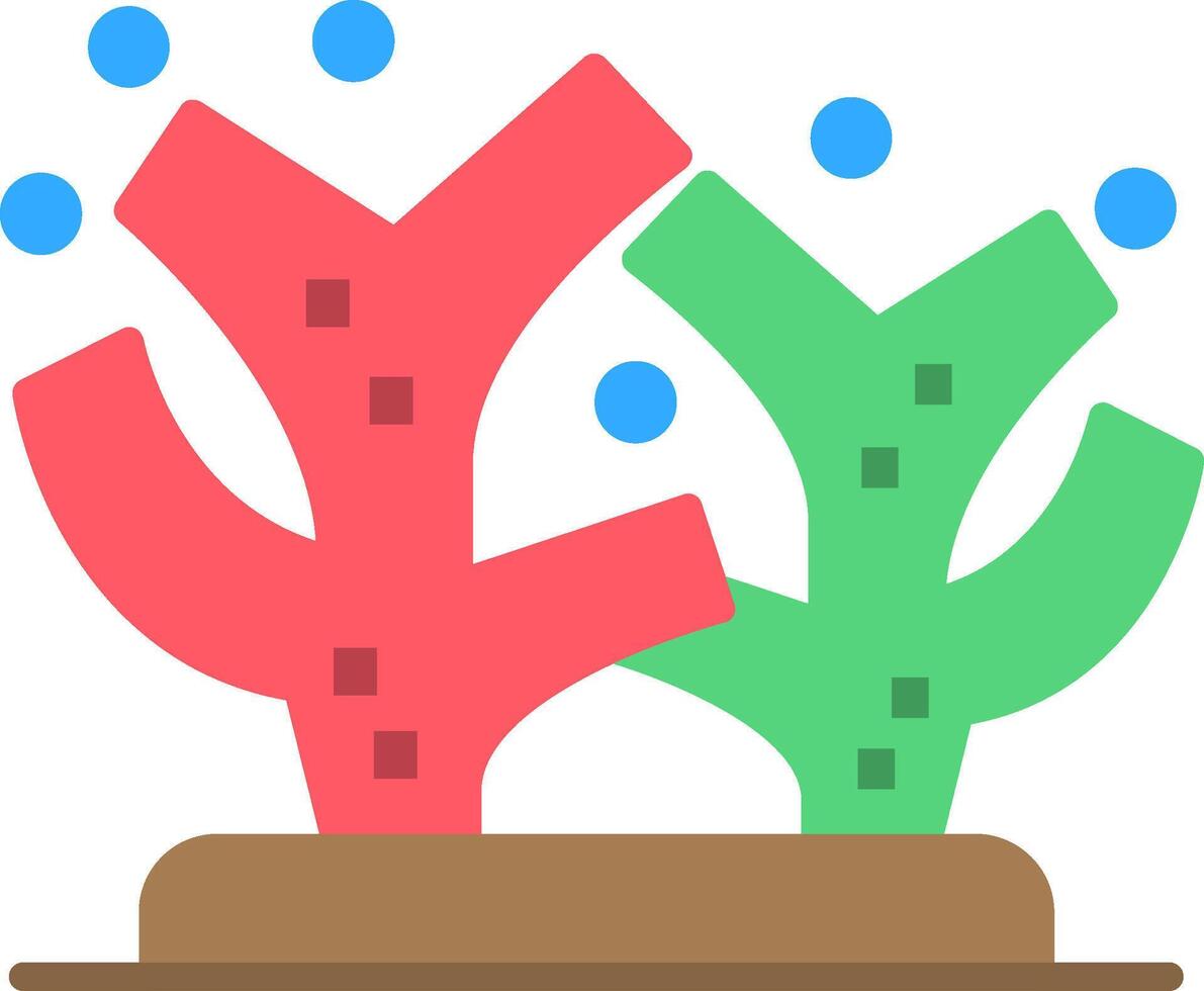 Coral Flat Icon vector