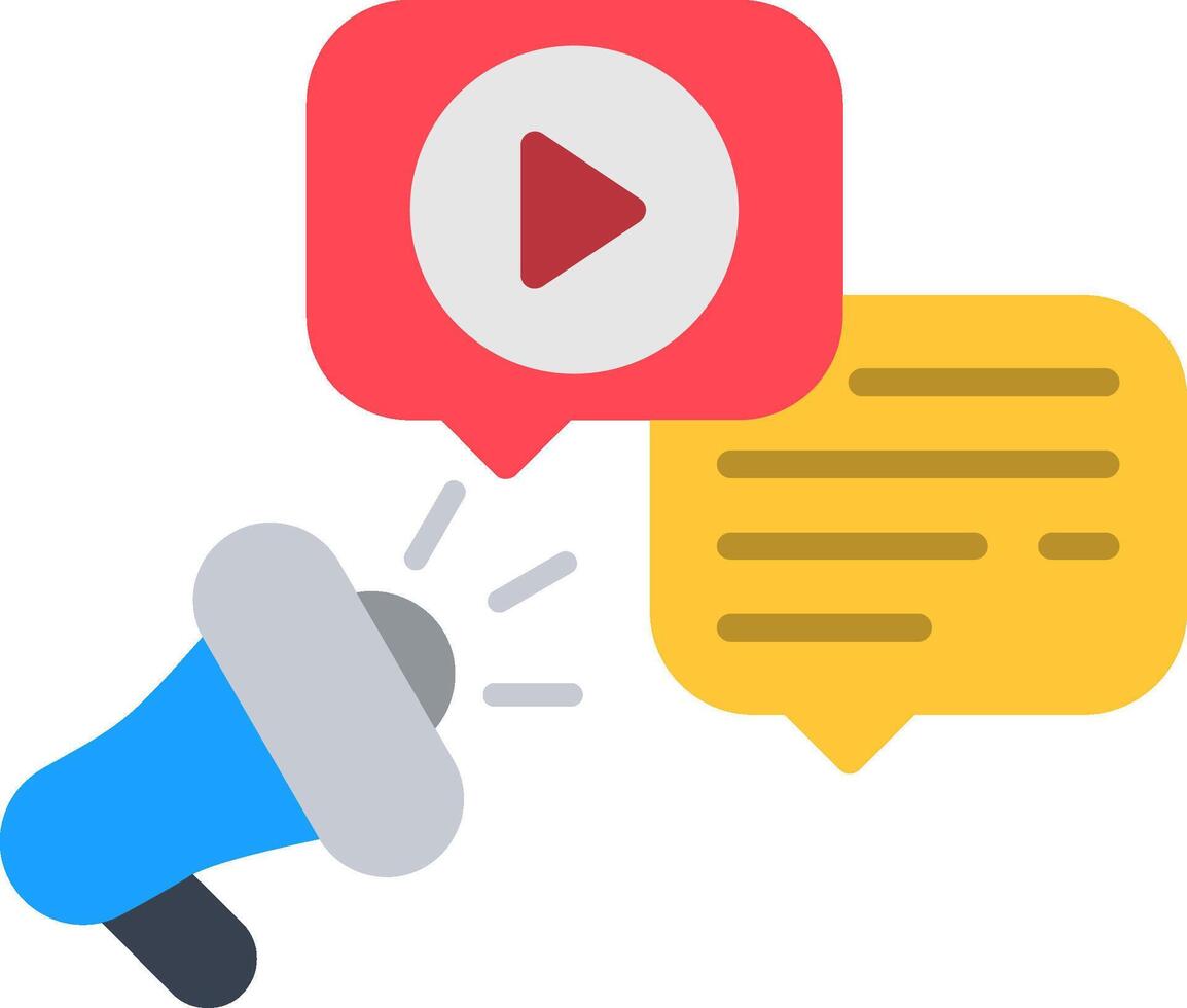Digital Marketing Flat Icon vector