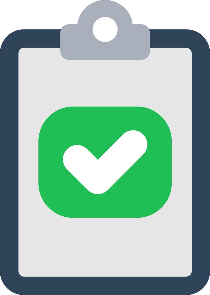 Approval Flat Icon vector
