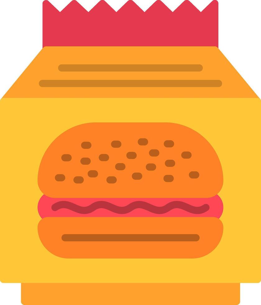 Food Delivery Flat Icon vector