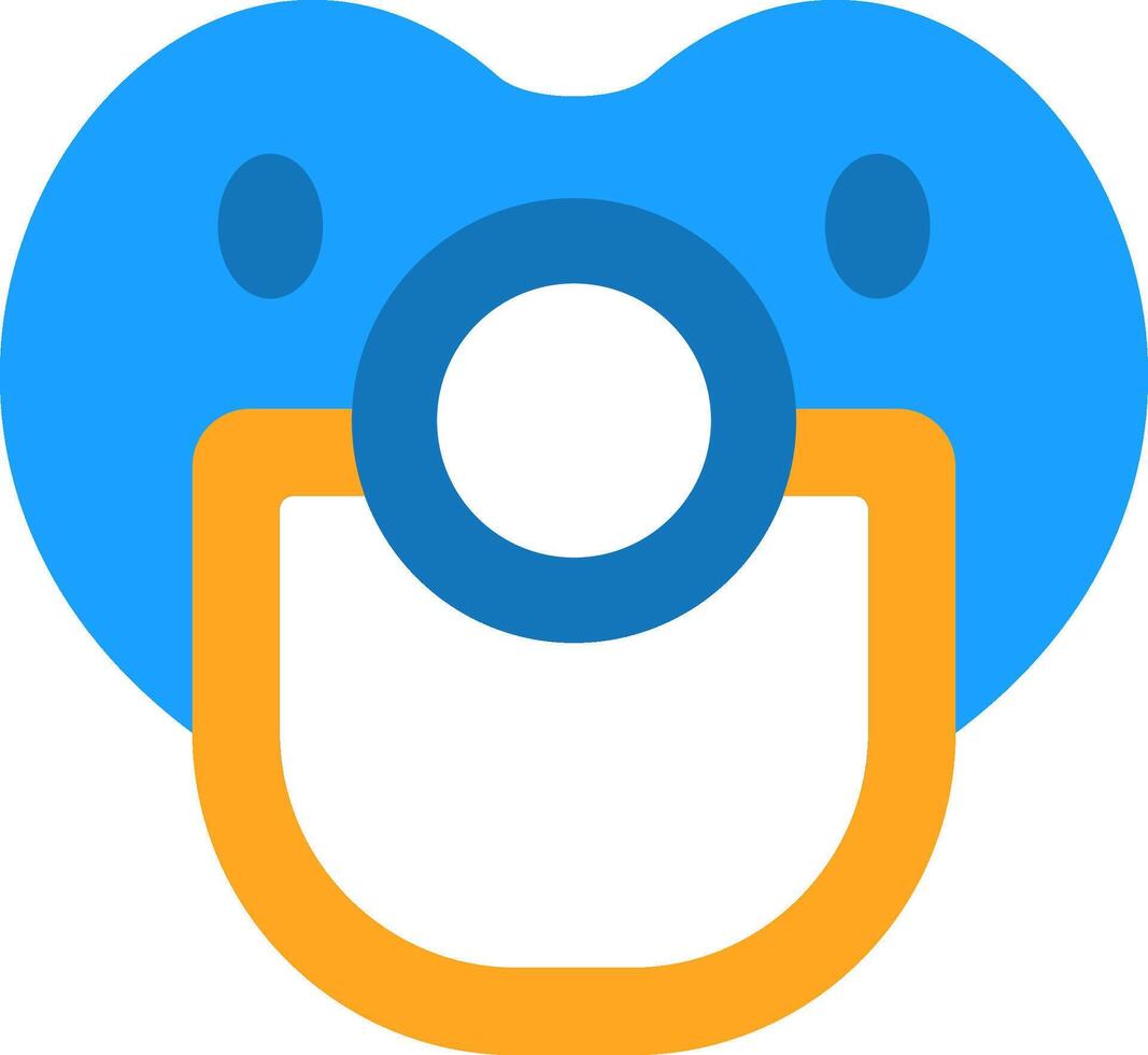 pacifier Flat Icon vector