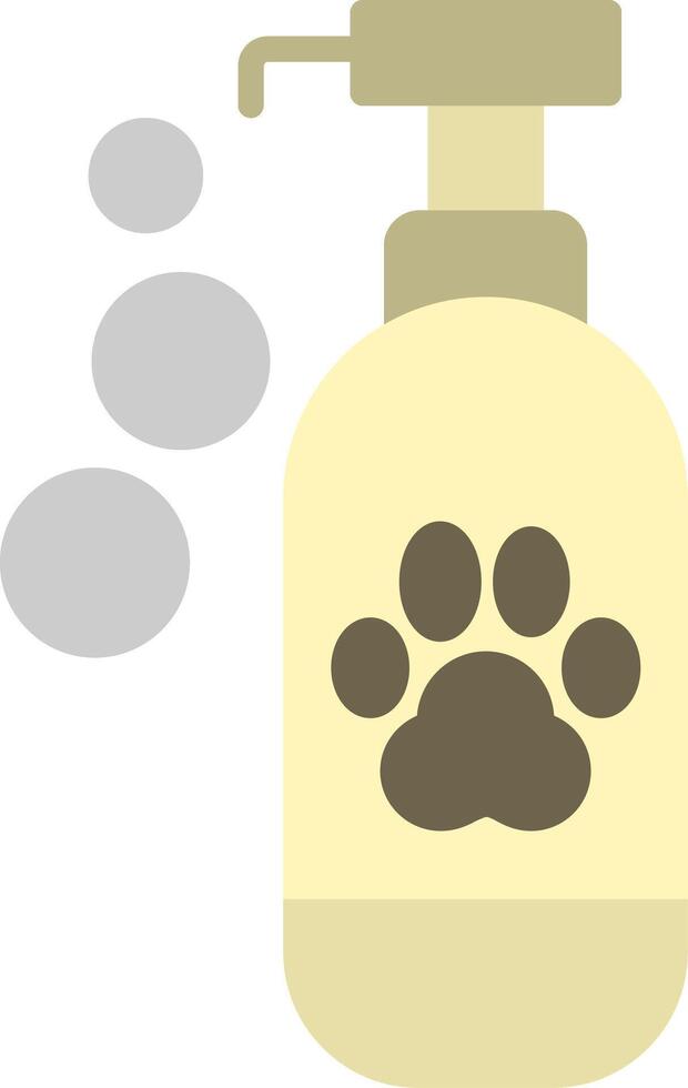 Pet Shampoo Flat Icon vector