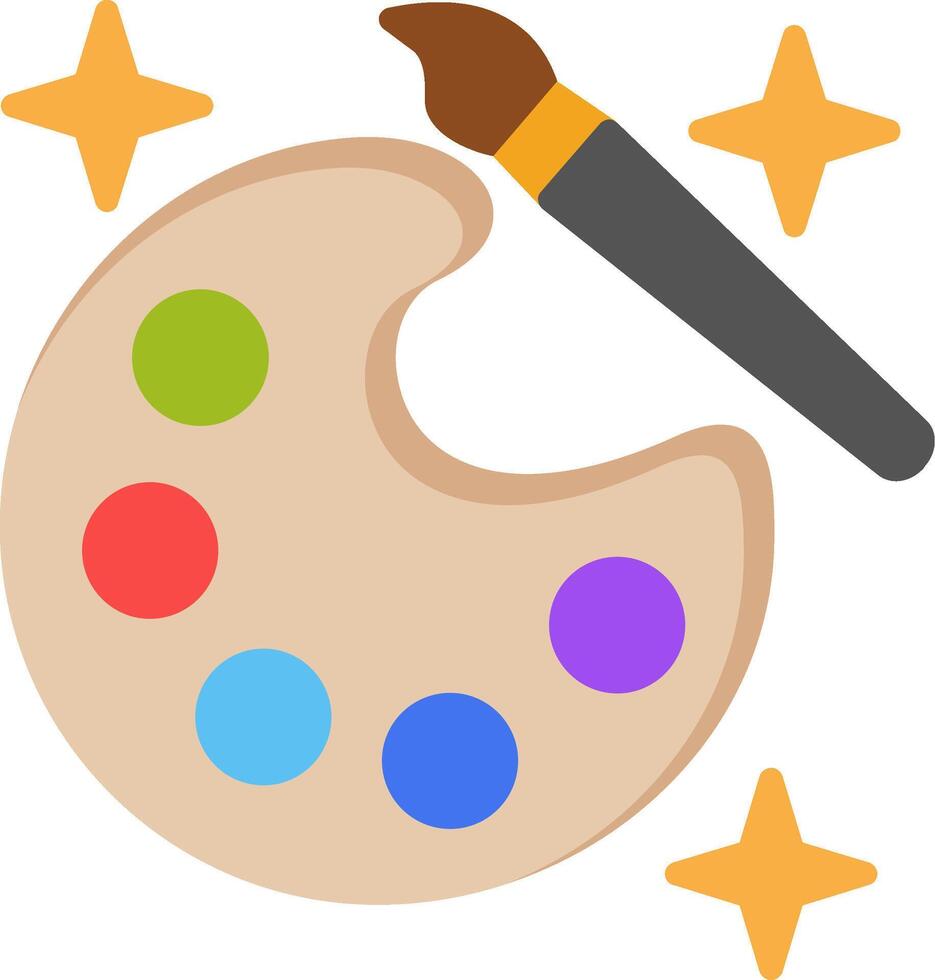 Paint Flat Icon vector