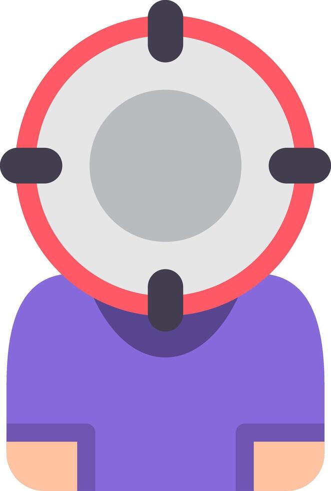Target Flat Icon vector