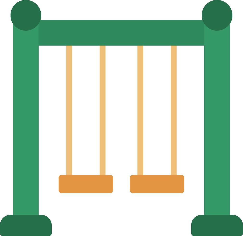 Swing Flat Icon vector