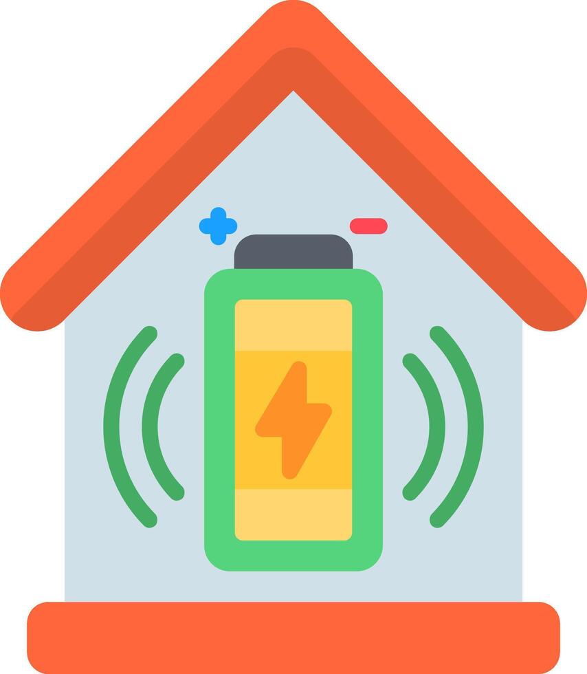 Battery Flat Icon vector