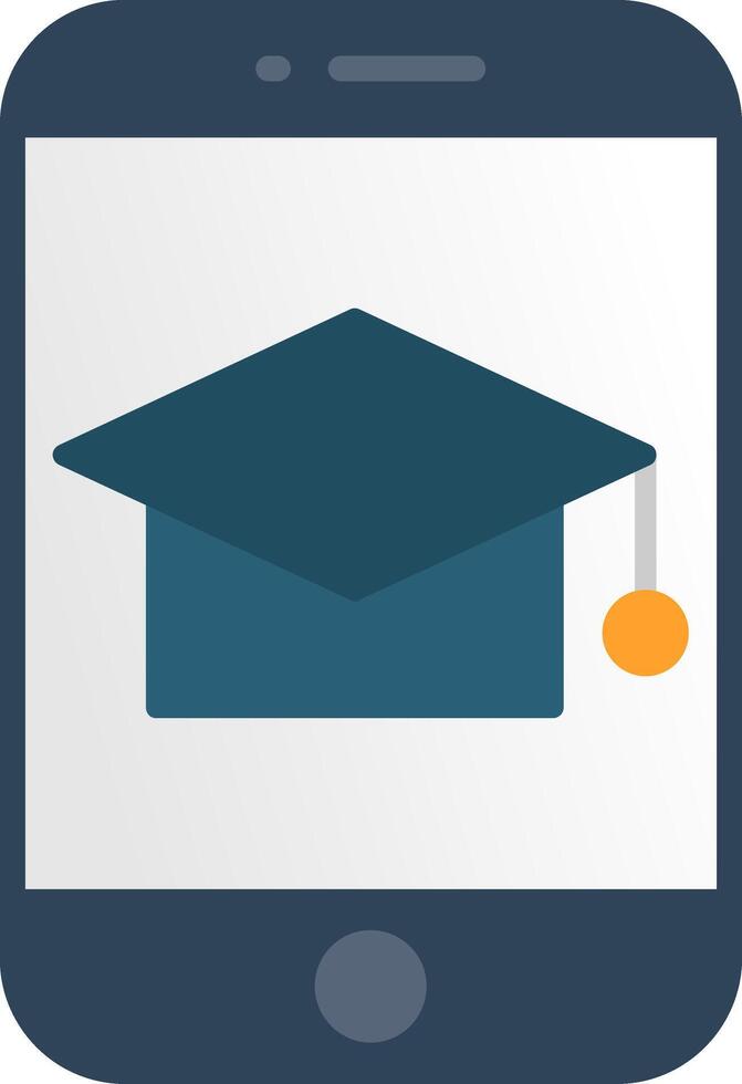 Elearning Flat Icon vector