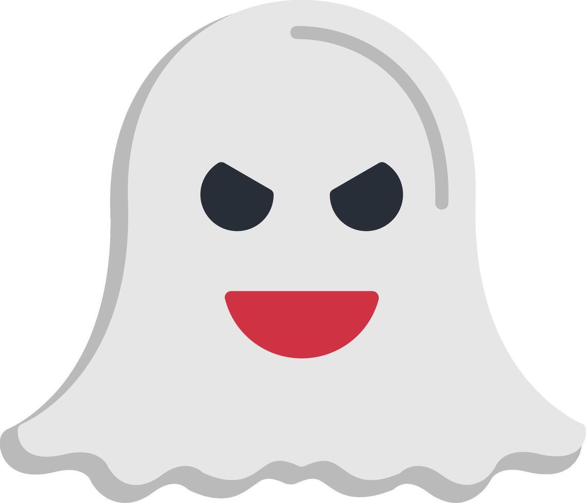 Ghost Flat Icon vector