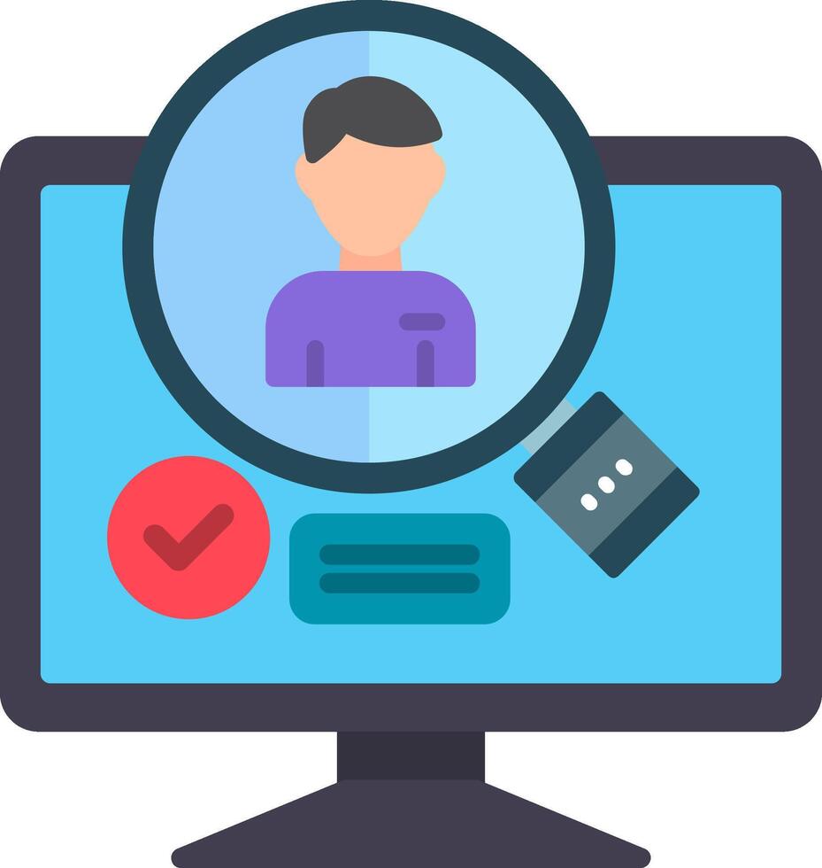 Hiring Flat Icon vector