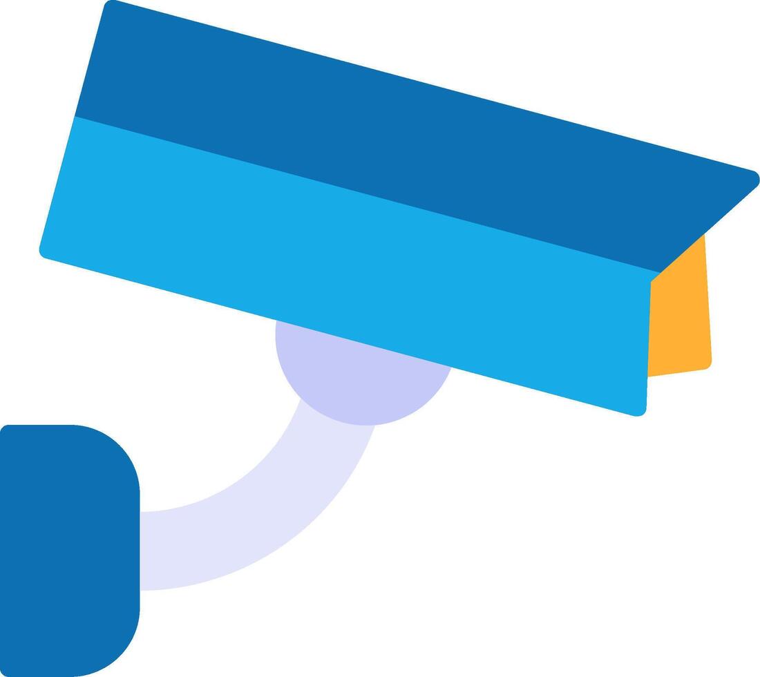 Security Camera Flat Icon vector