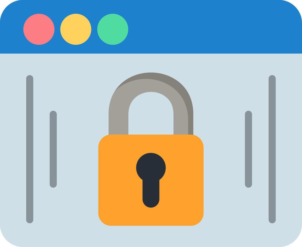Website Flat Icon vector