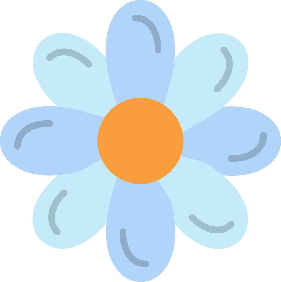 Aster Flat Icon vector