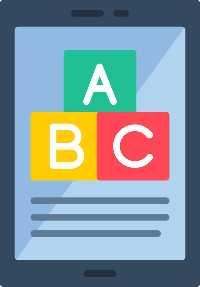 Blocks Flat Icon vector