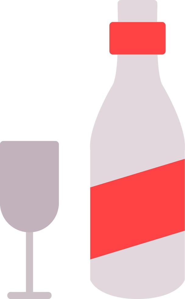 Alcohol Flat Icon vector