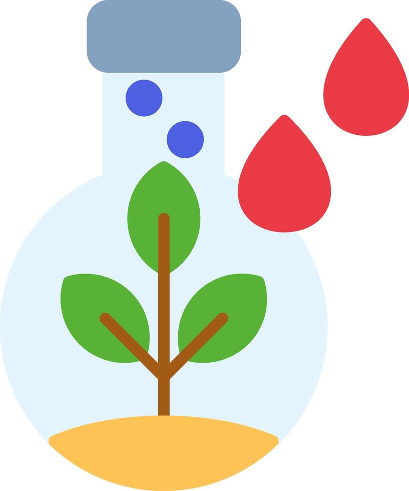 Flask Flat Icon vector
