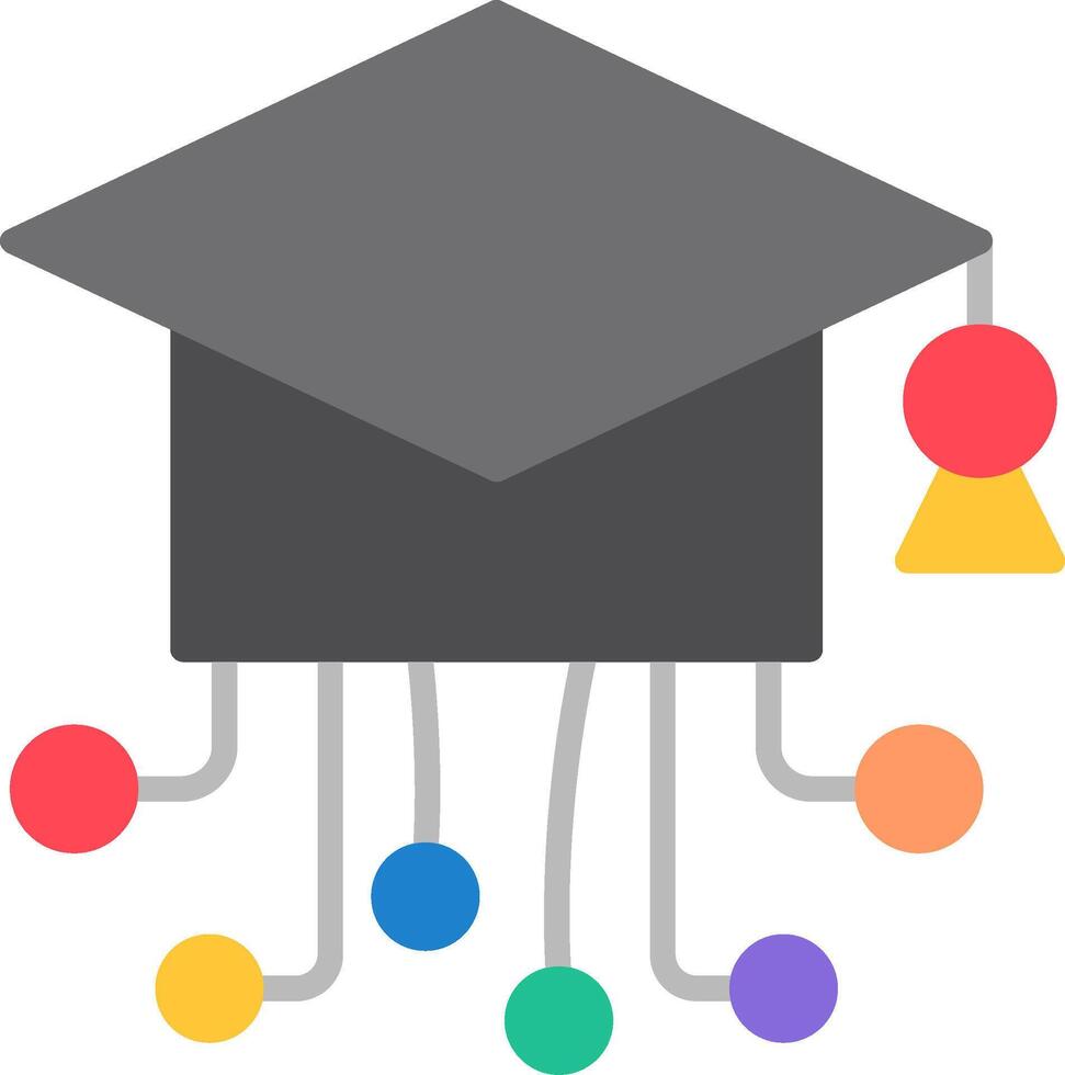 Elearning Flat Icon vector