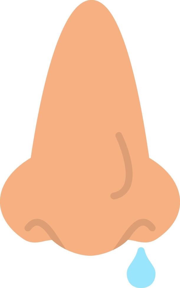Nose Flat Icon vector