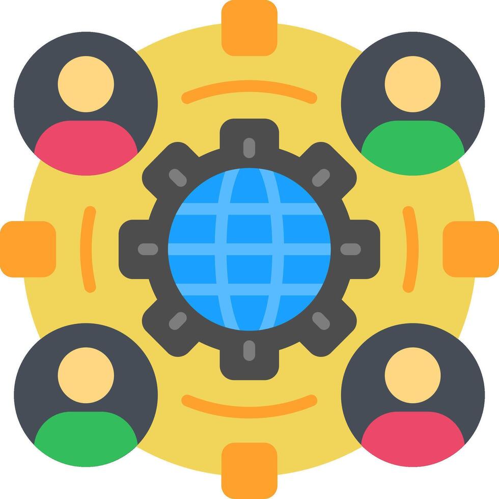 Social Movement Flat Icon vector