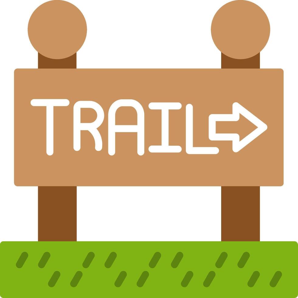 Signboard Flat Icon vector