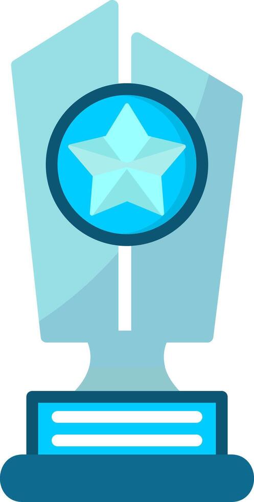 Trophy Star Flat Icon vector