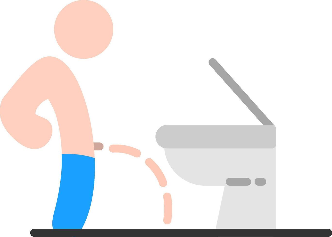 Toilet Flat Icon vector