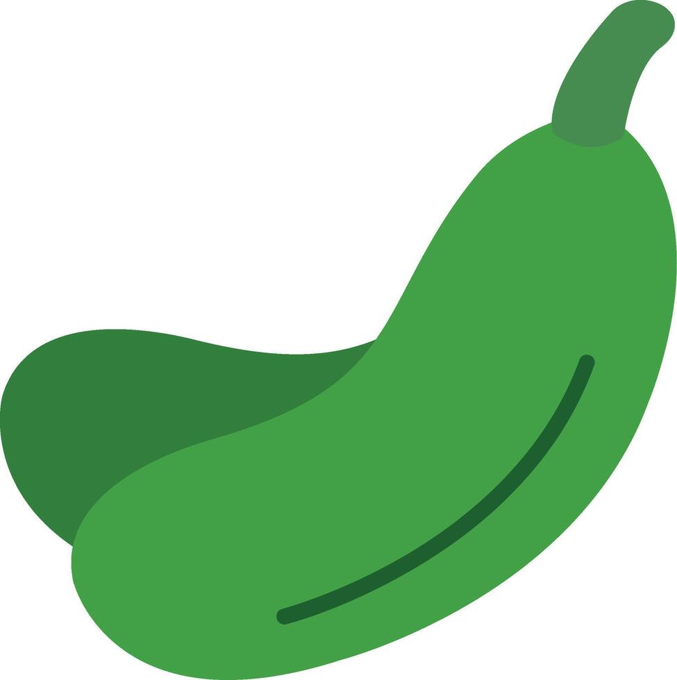 Cucumber Flat Icon vector