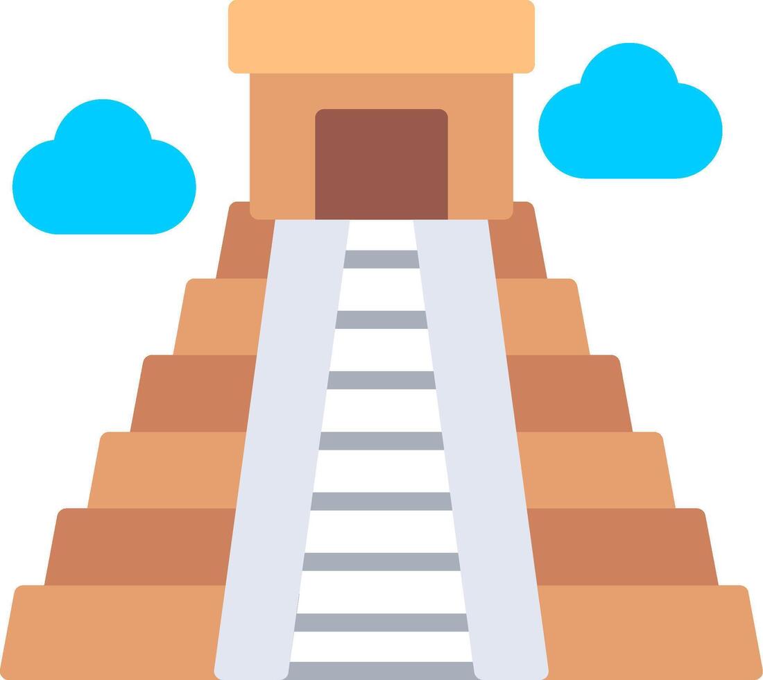Maya Flat Icon vector