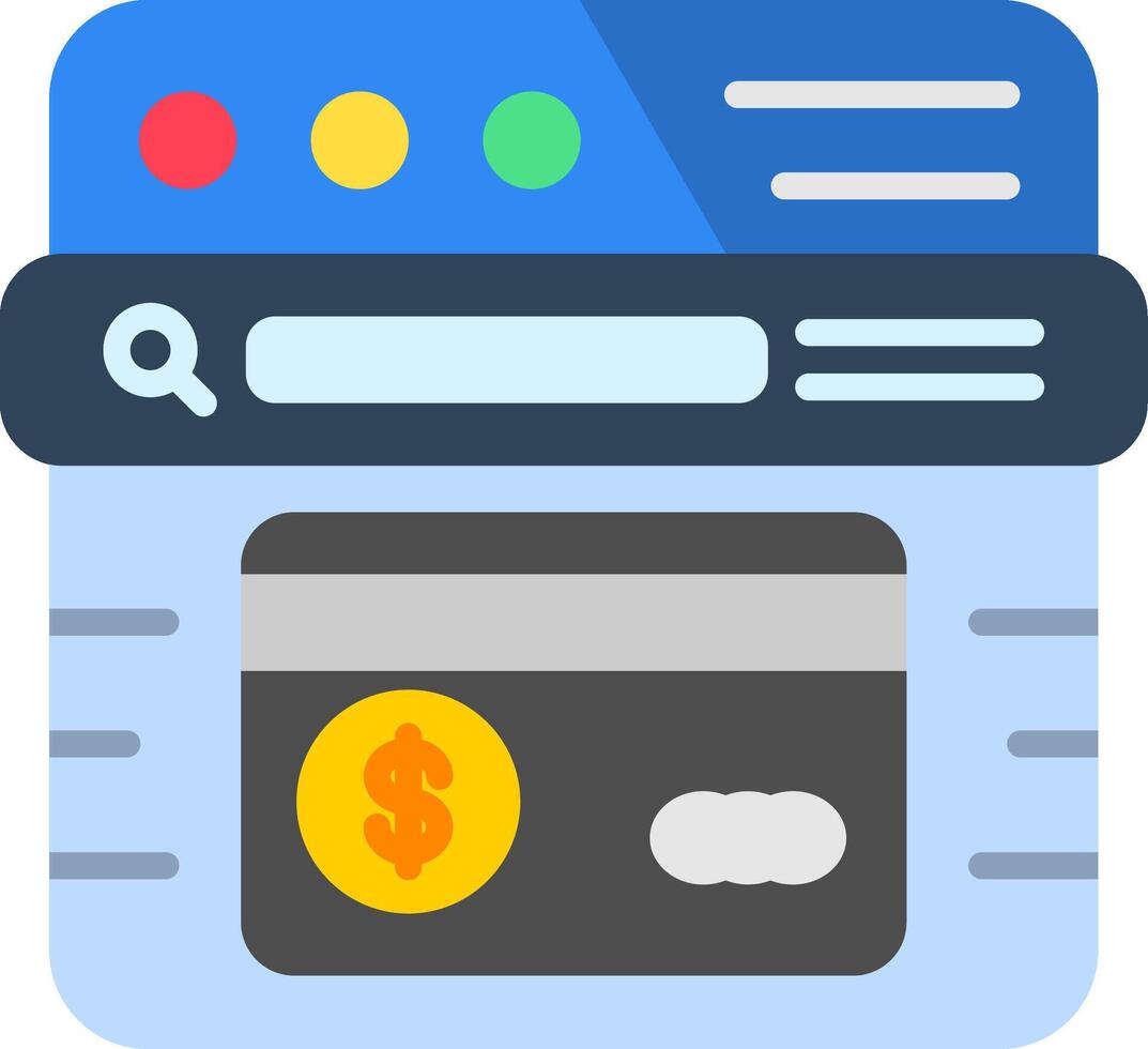 Payment Method Flat Icon vector