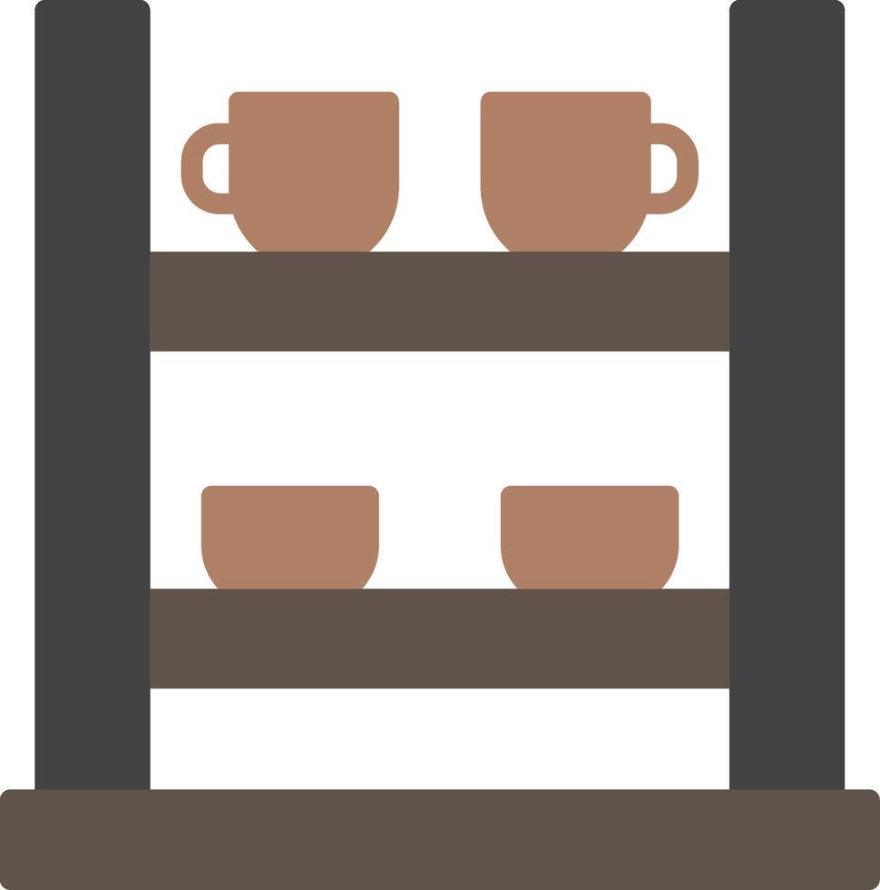 Shelving Flat Icon vector