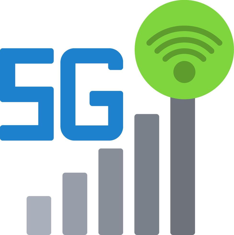 Signal Flat Icon vector