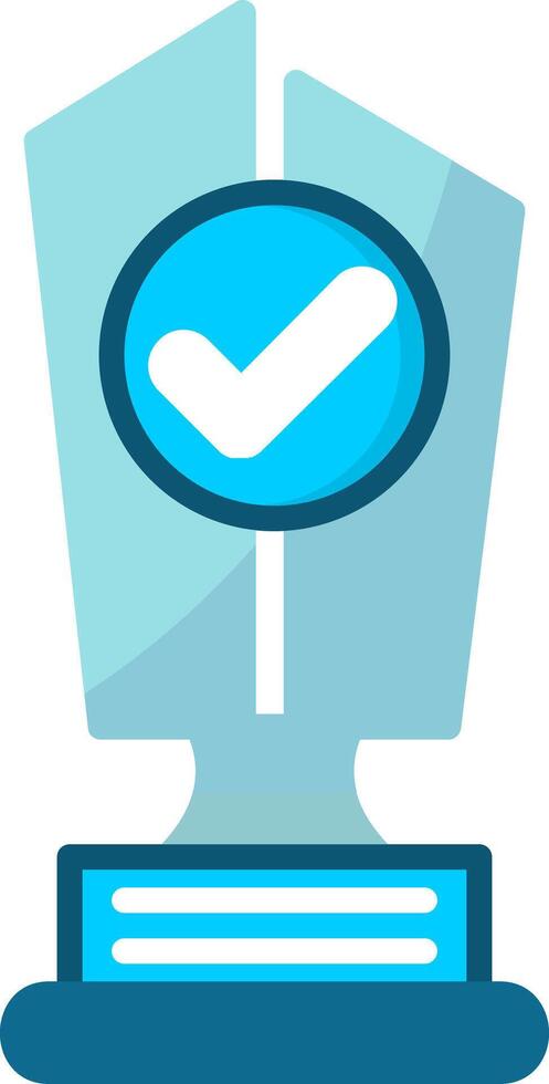 Trophy Cup Flat Icon vector