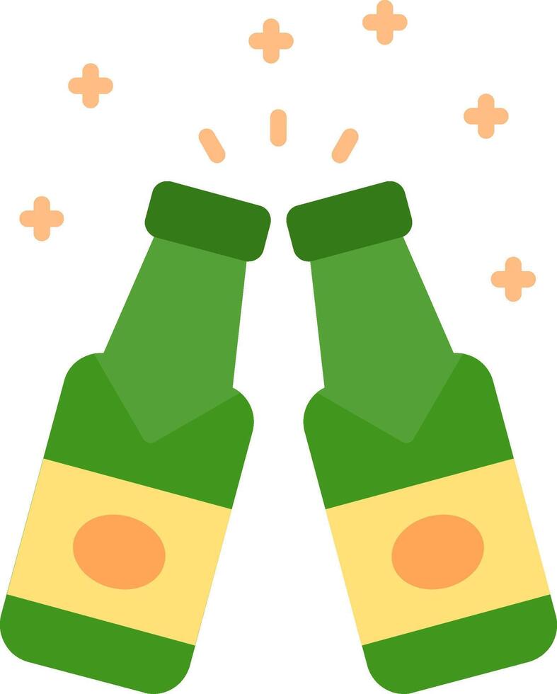Cheers Flat Icon vector