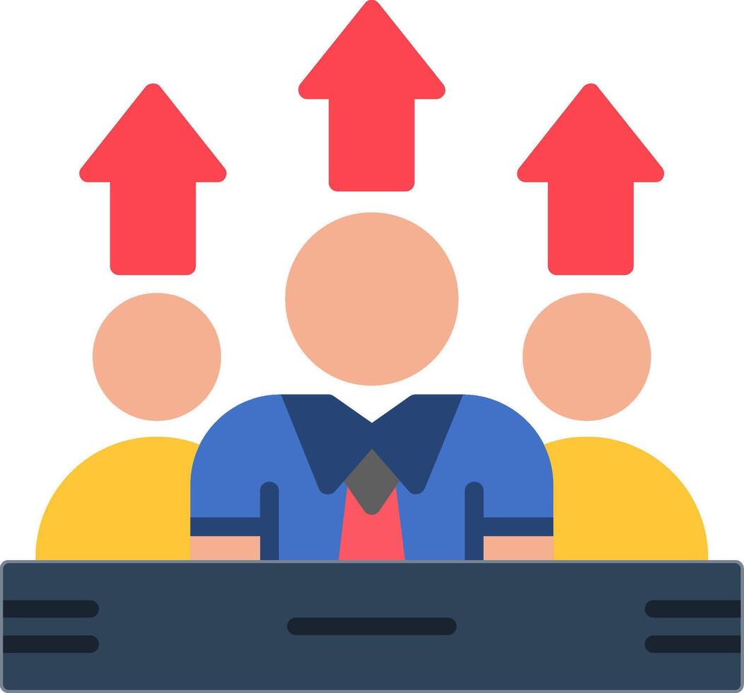Efficiency Flat Icon vector