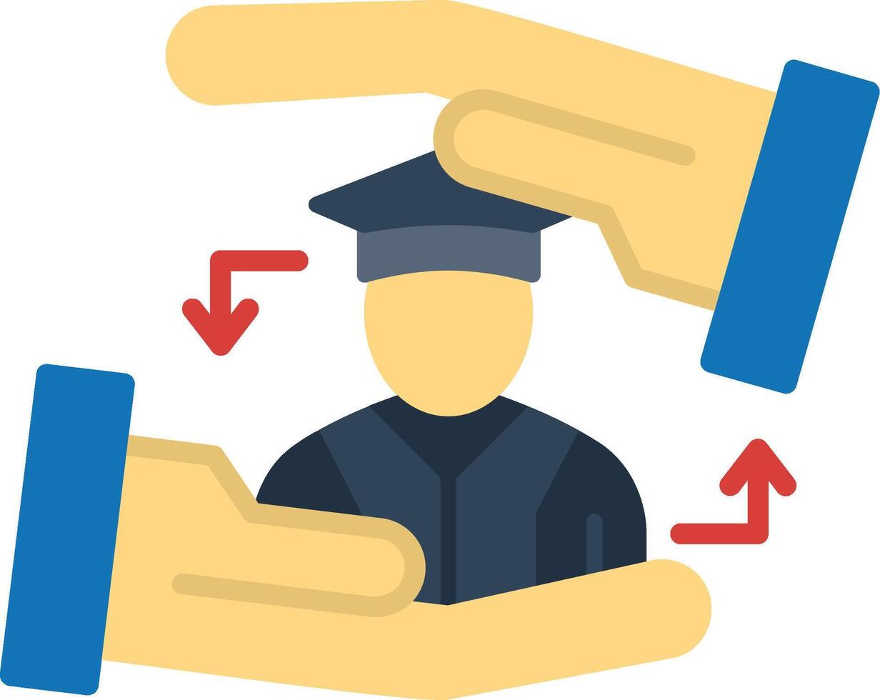 Loyalty Flat Icon vector
