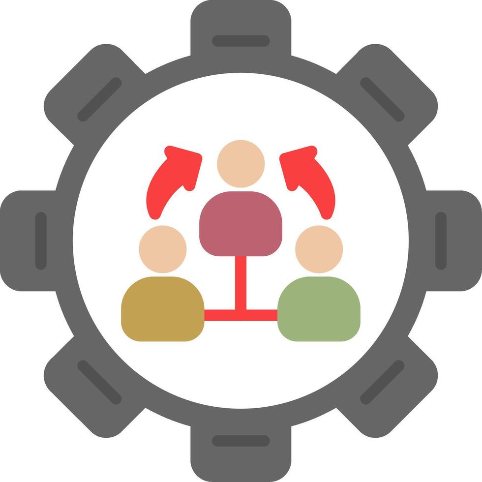 Organization Flat Icon vector