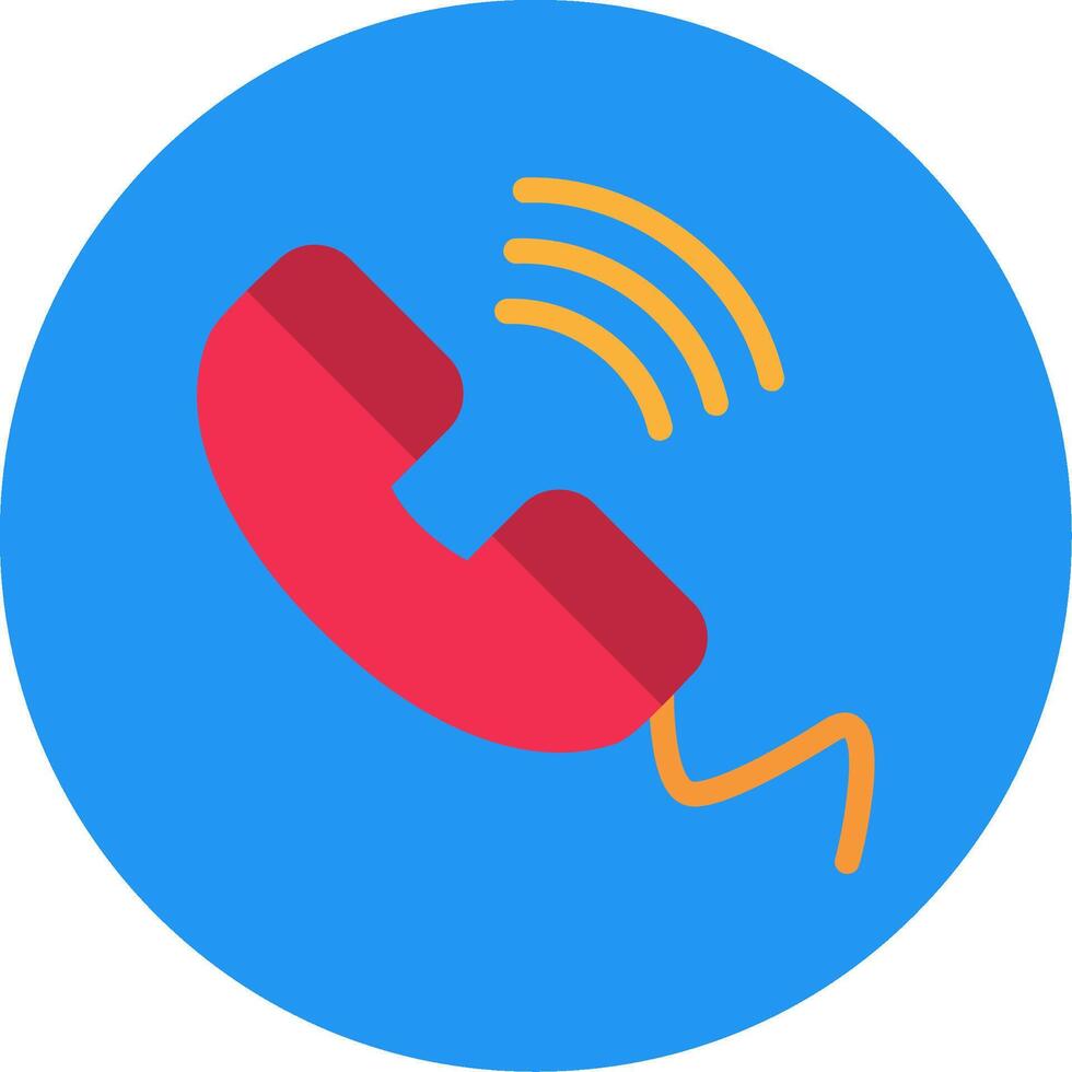 phone call Flat Icon vector