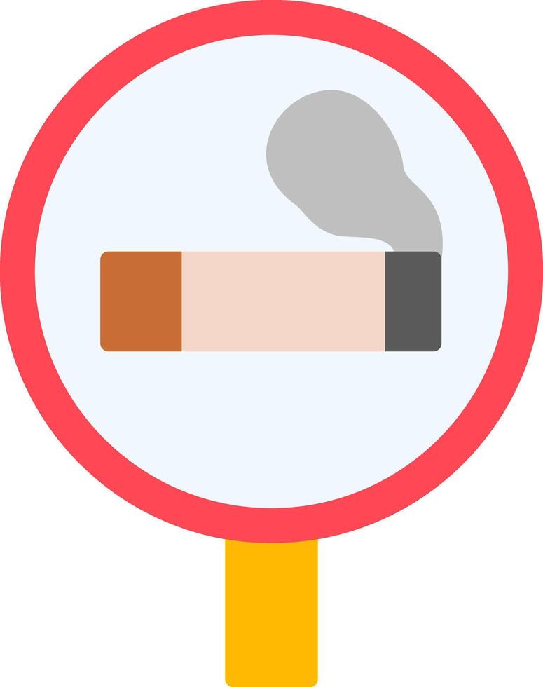 Smoking Area Flat Icon vector