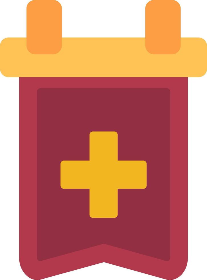 Medieval Flat Icon vector