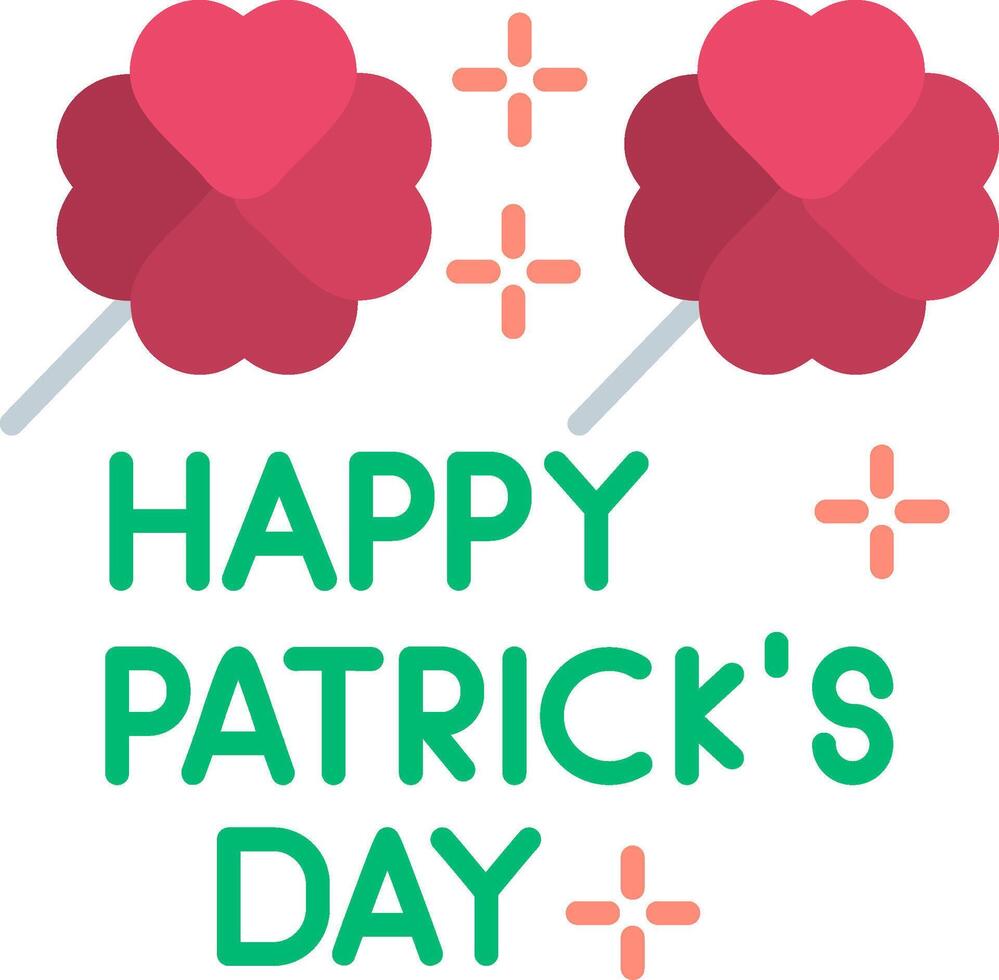 St Patricks Day Flat Icon vector