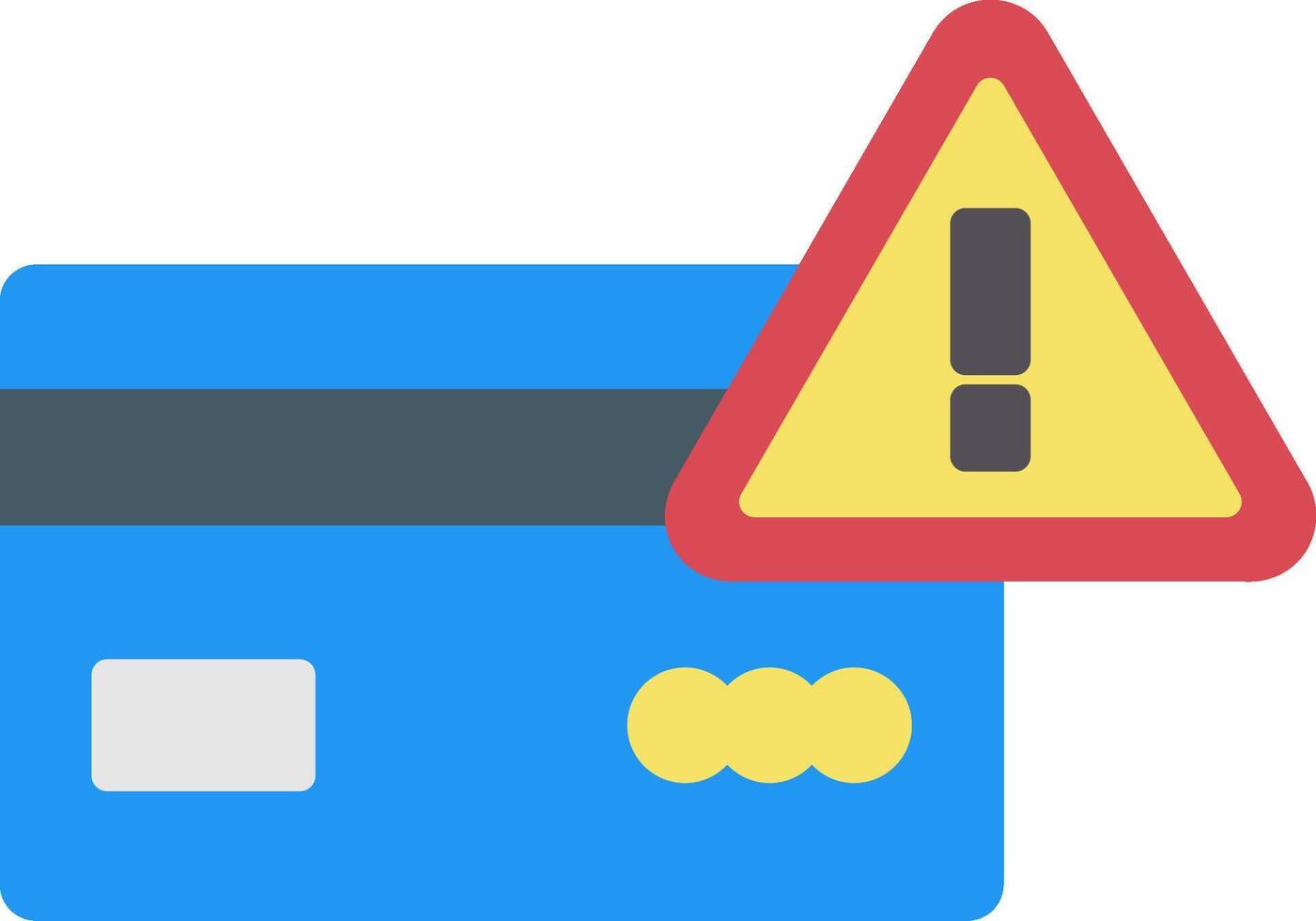 Warning Flat Icon vector