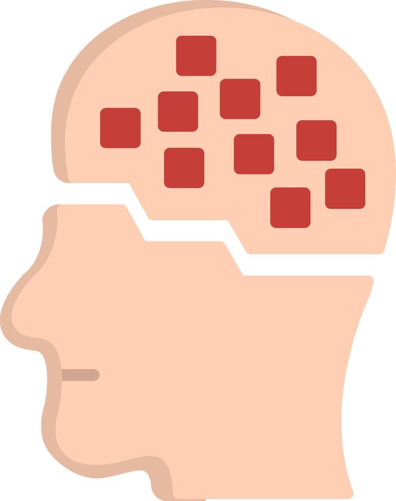 Artificial Intelligence Flat Icon vector