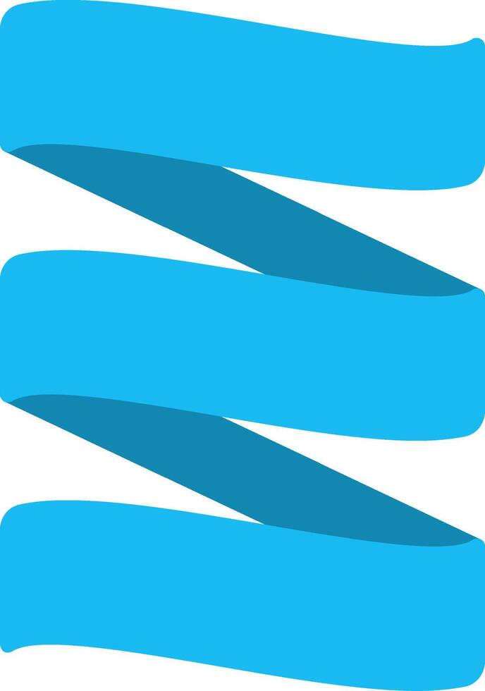 Zig Zag Flat Icon vector