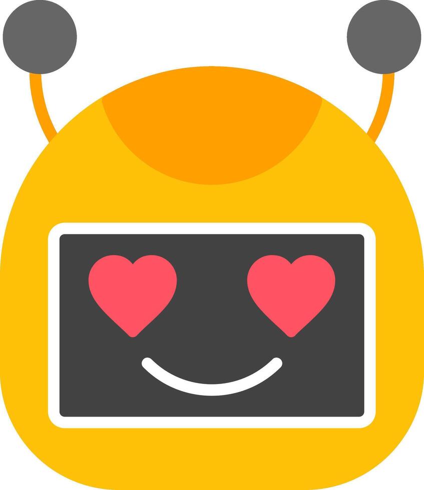 Bot Flat Icon vector